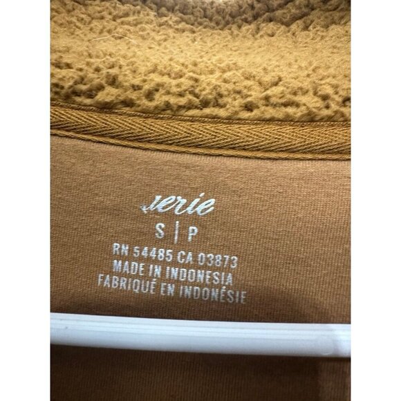 Aerie women’s size small Sherpa brown sweater - Picture 6 of 12
